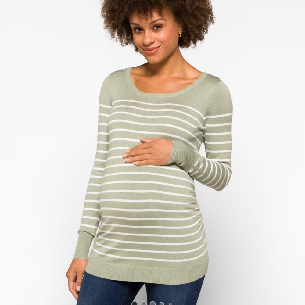 Maternity Button Detail Sweater